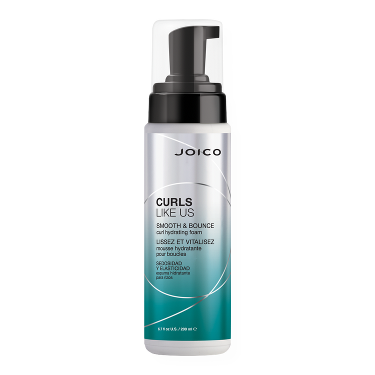 Curls Like Us Smooth & Bounce Espuma hidratante acabado de fijación ligera