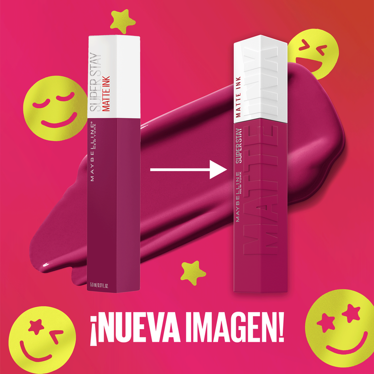 Super Stay Matte Ink - Labial liquido, acabado mate de larga duración
