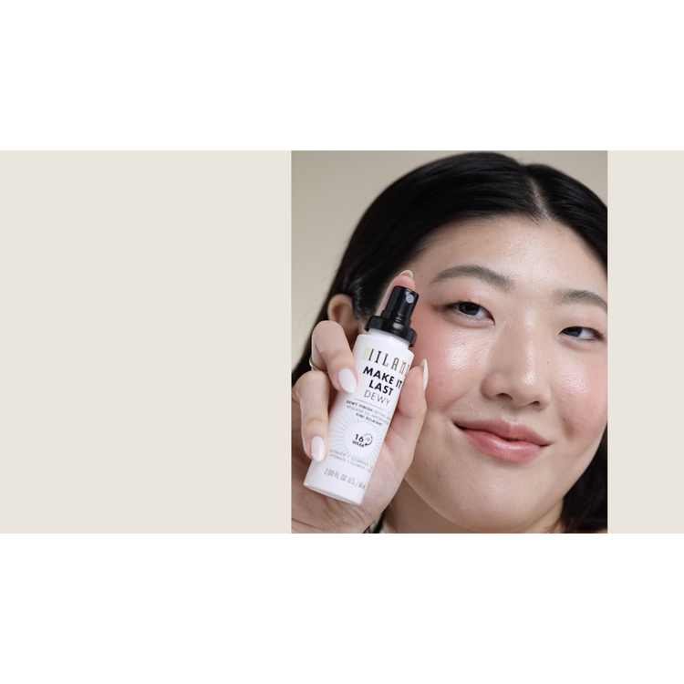 Make It Last Dewy Fijador de maquillaje fijador hidratante con acabado luminoso.