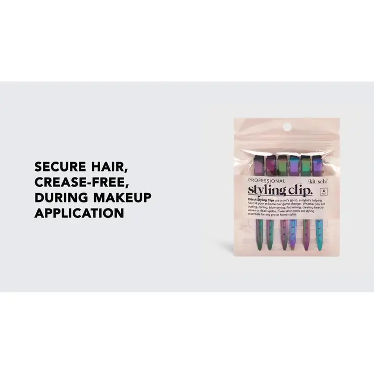 Rainbow Coated Metal Styling Clips Clips para cabello estilo divertido y versátil