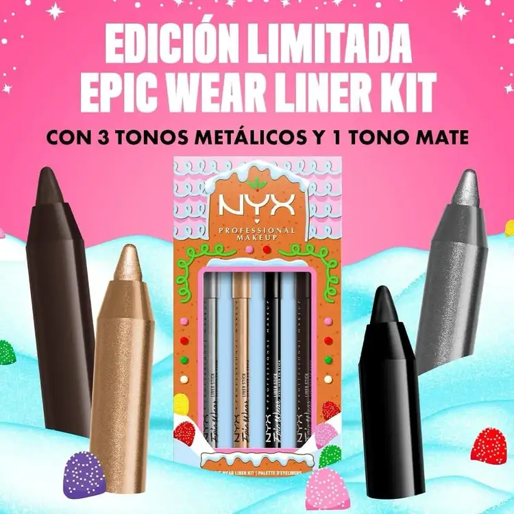 Ginger Baddie Kit 4 piezas Delineadores para ojos