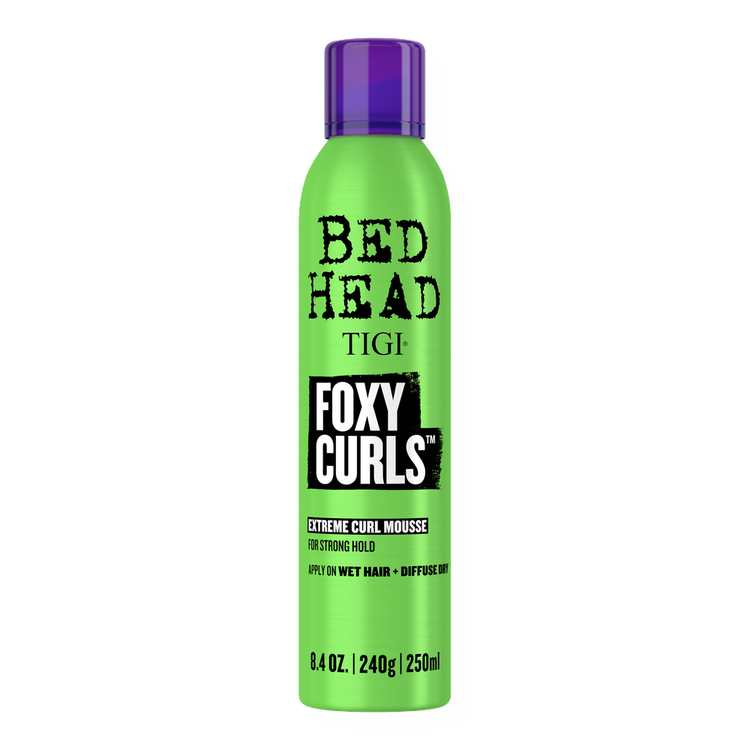 Foxy Curls Curly Hair Mousse For Strong Hold Mousse fijador protege contra el frizz