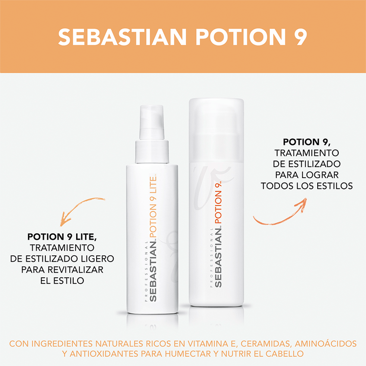 Potion 9 - Tratamiento de estilizado en gel, hidrata, suaviza y protege del calor