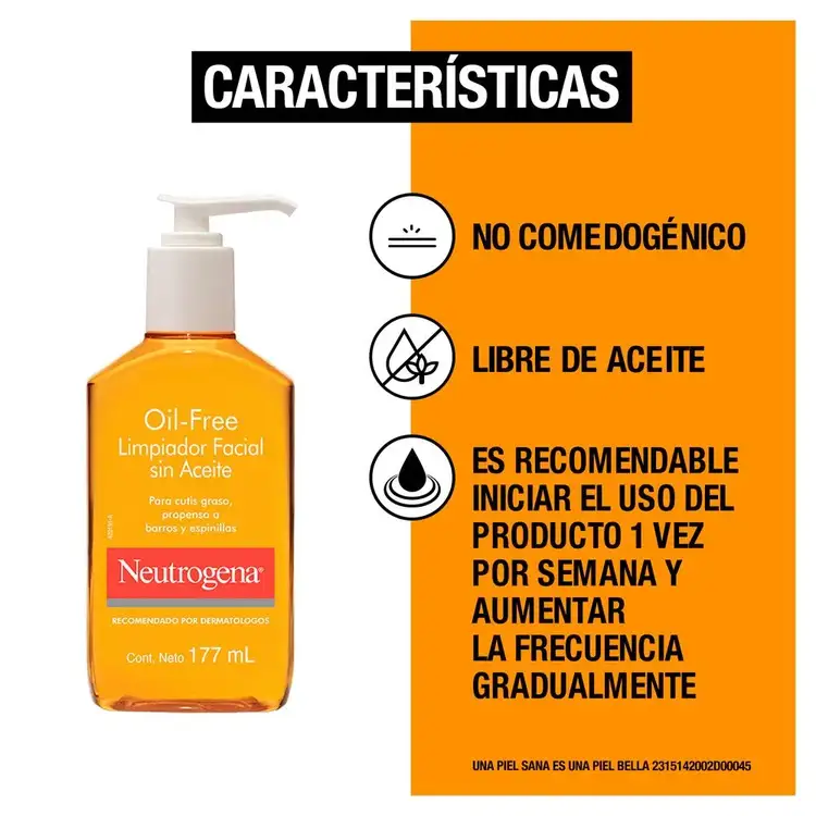 Oil Free Limpiador con Tecnología MicroClear®