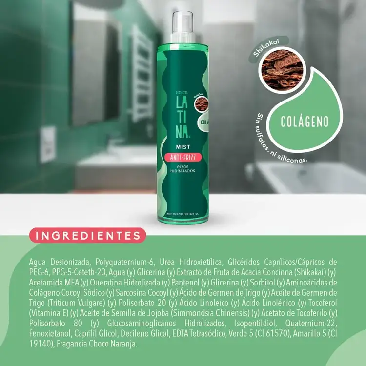 Mist antifrizz, rizos hidratados