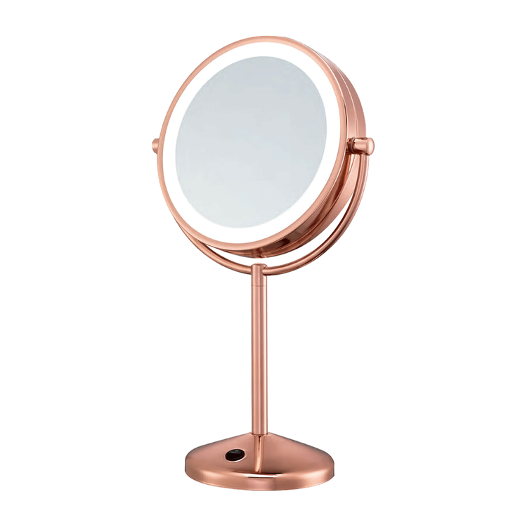 Conair - Espejo Led con aumento 1x/10x rose gold