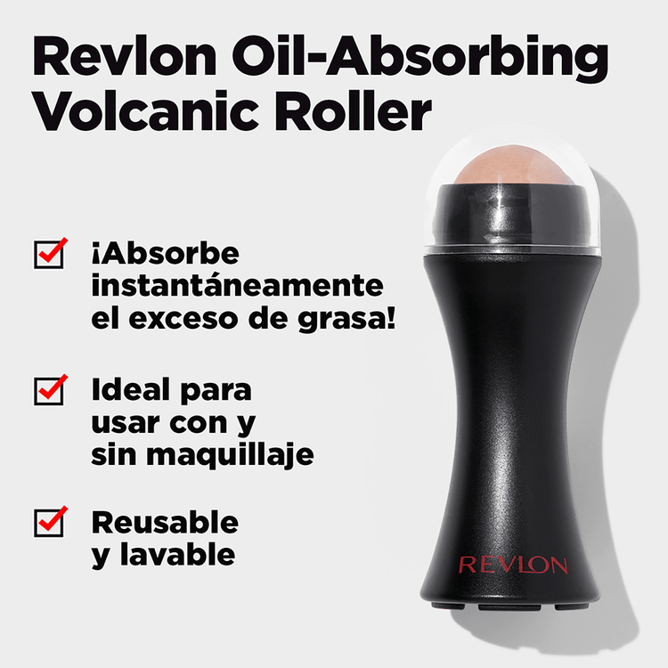Revlon Bt Rodillo facial hecho de piedra volcánica y minerales