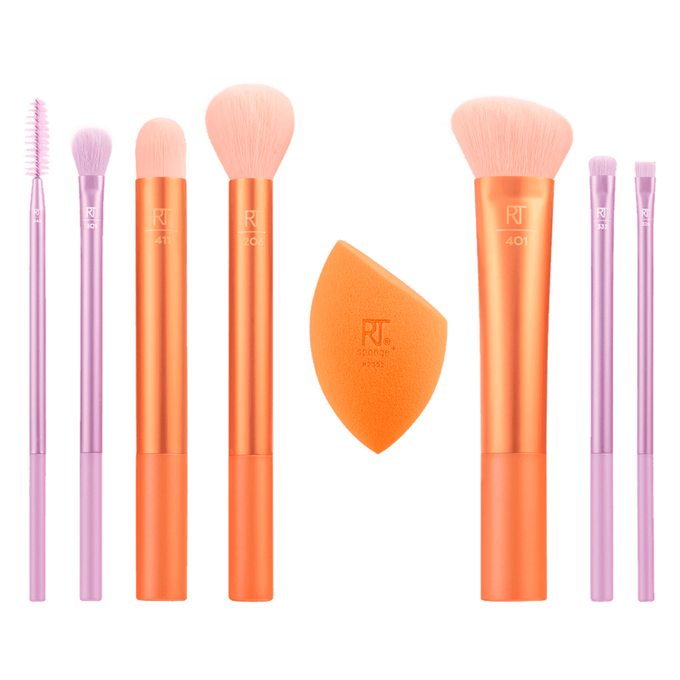 Rt Level Up Brush + Sponge Set Set de brochas de maquillaje mas esponja