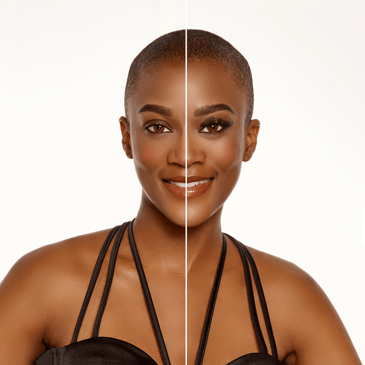 Naked Extensions Pestañas postizas pre-pegadas extensiones individuales ligeras y naturales.