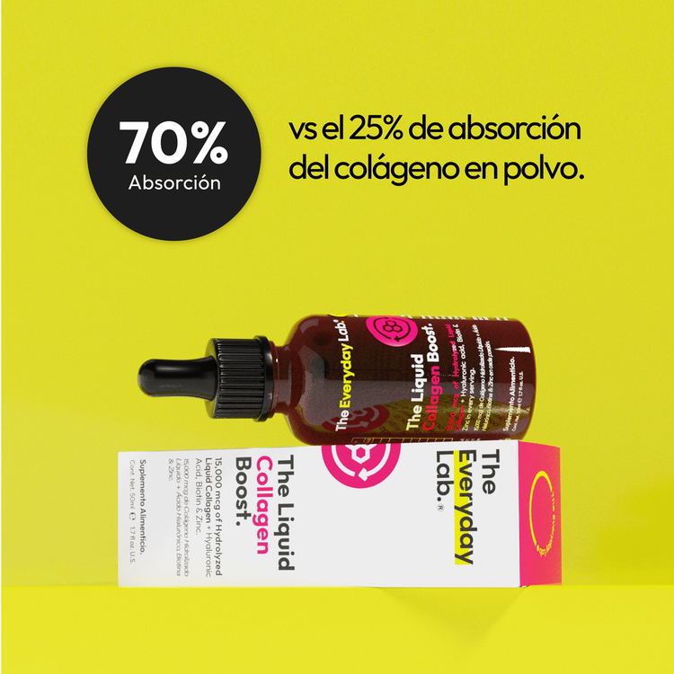 The Liquid Collagen Boost - Colágeno líquido, absorción del 70%