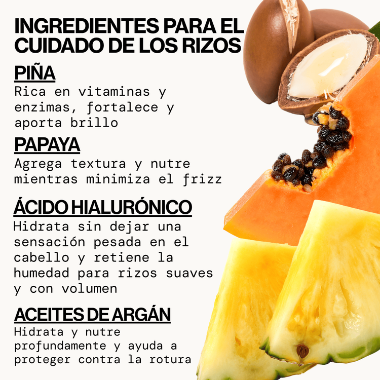 Pineapple Papaya Curl Care Foam - Shampoo, limpieza profunda