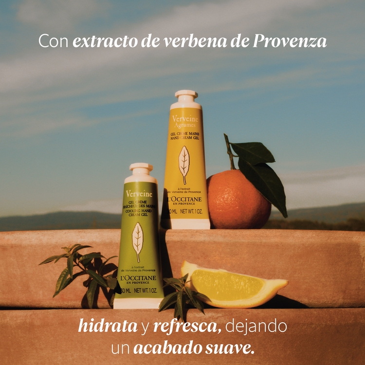 Gel crema hidratante, con extractos de verbena