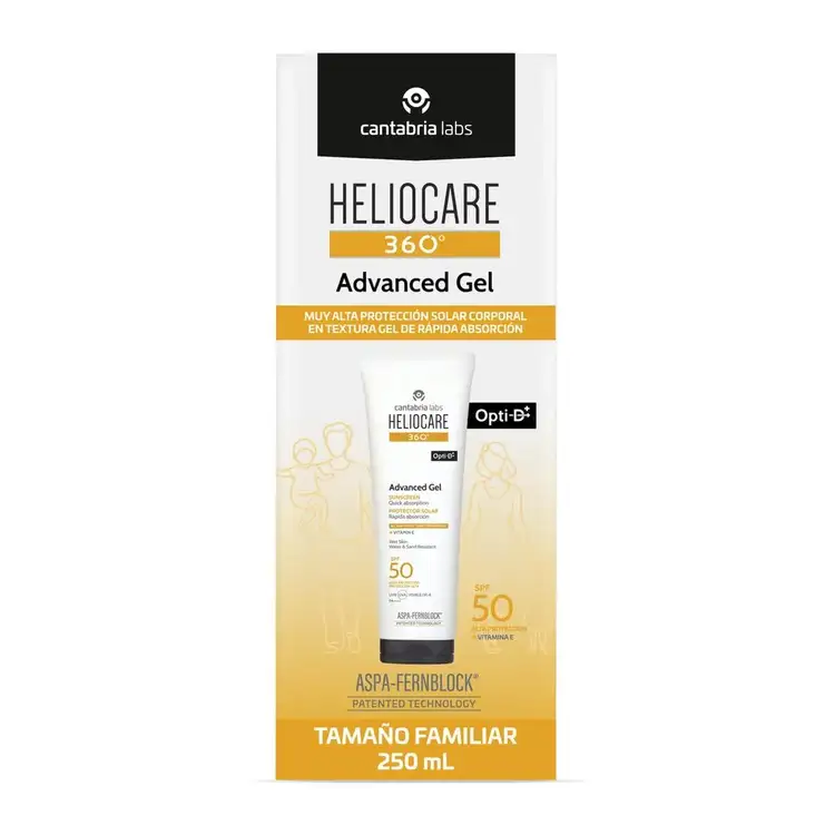 Advanced Gel SPF 50+ Protector solar de rápida absorción