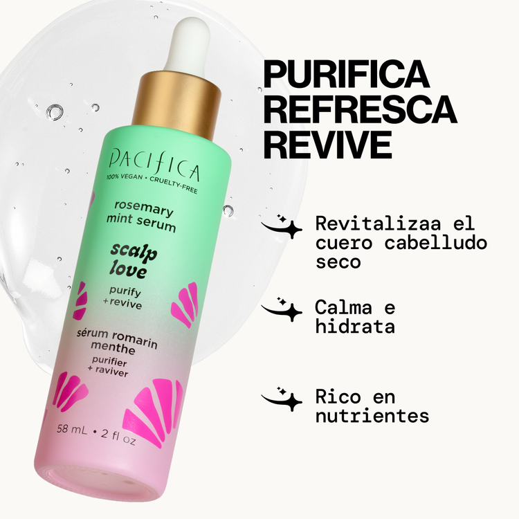 Scalp Love Rosemary Mint - Suero para cabello, suaviza e hidrata el cuero cabelludo