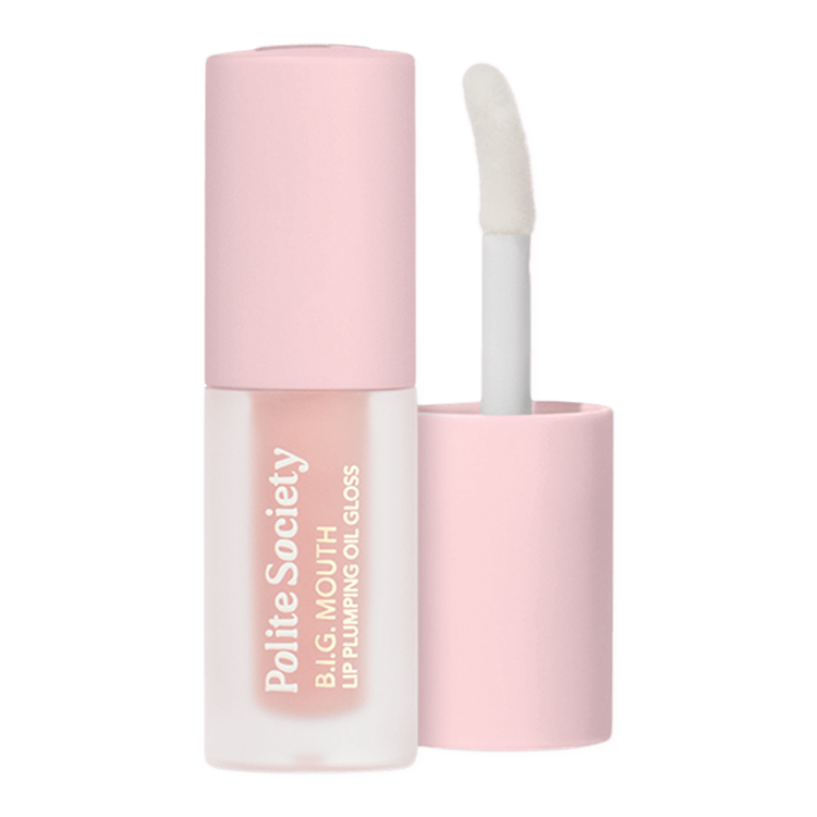 TRAVEL BIG MOUTH LIP PLUMPER CLEAR Brillo labial hidratación y volumen para labios audaces al instante y con el tiempo".