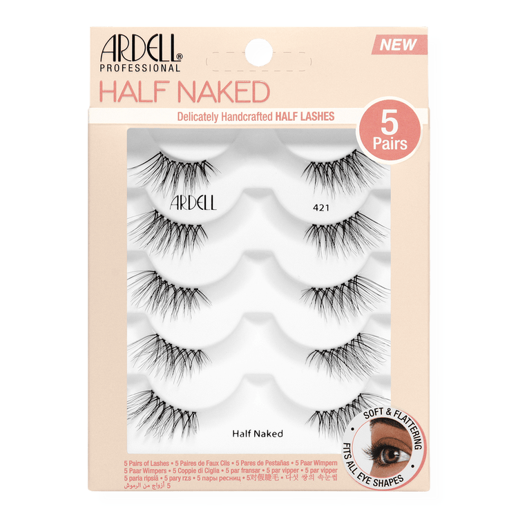 Half Naked Lashes 421 Pestañas ligeras y suaves puntas más delgadas y finas
