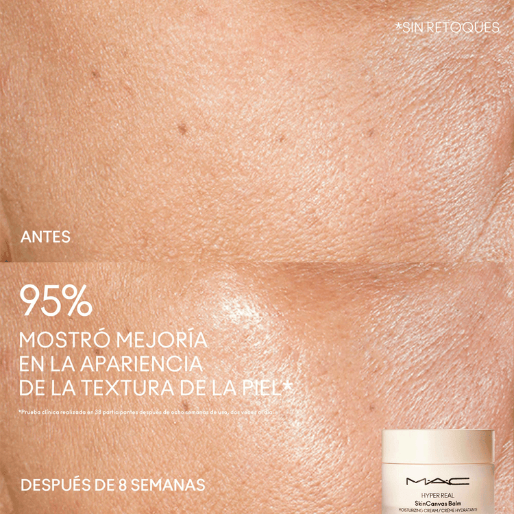 Hyper Real Skincanvas Balm Crema hidratante hidrata, fortalece y suaviza piel