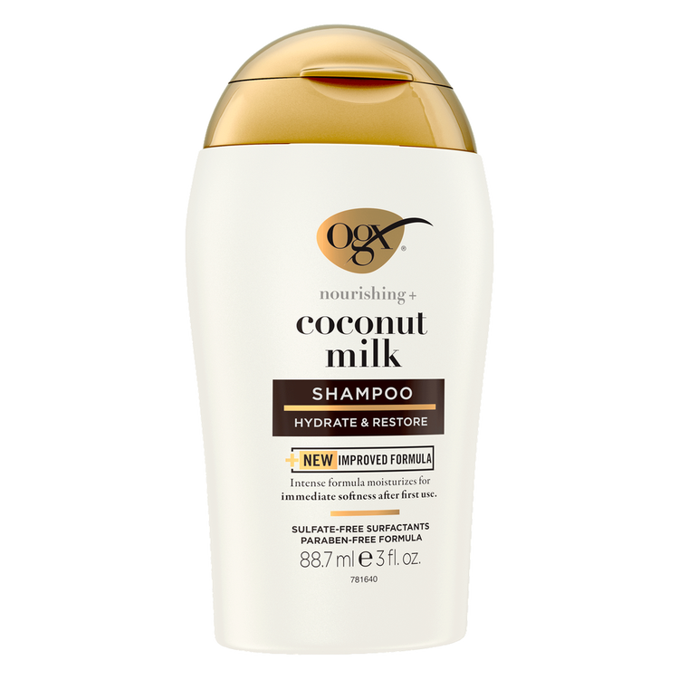 OGX Trial Size Nourishing Coconut Milk - Shampoo, con leche de coco
