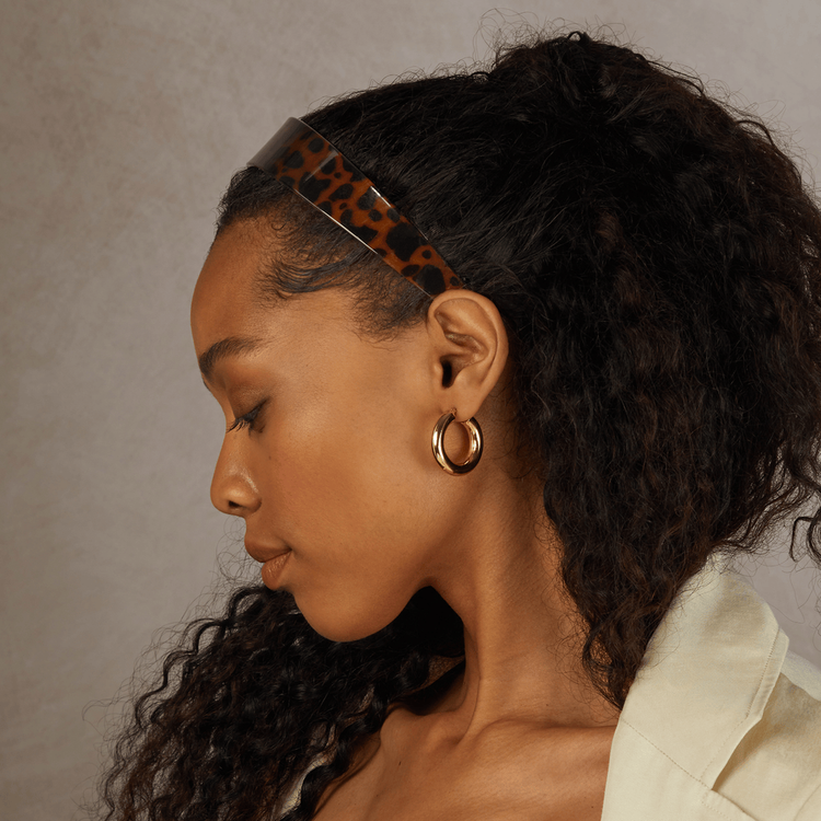 Recycled Plastic Wide Headband Banda para cabello ideal para peinados