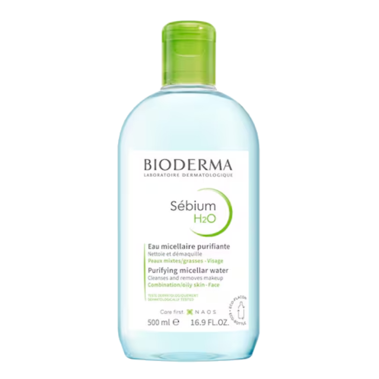 Sebium H2O - Agua micelar, remueve suavemente maquillaje e impurezas