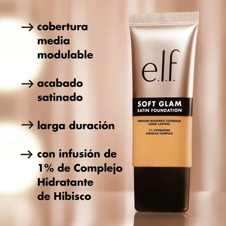 e.l.f. Soft Glam Satin Foundation Base de satinada de larga duración