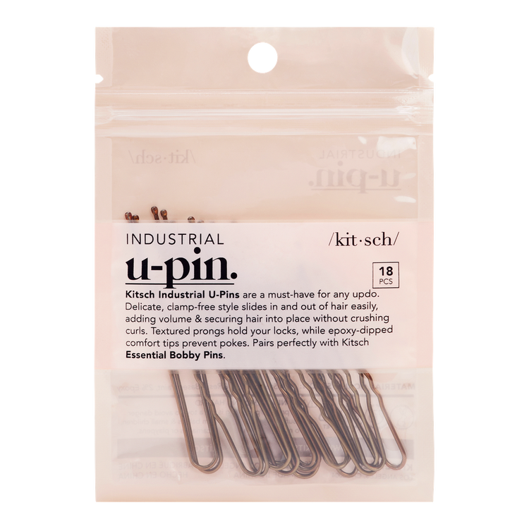 Brown Pro U Pins Pasadores ideal para peinados