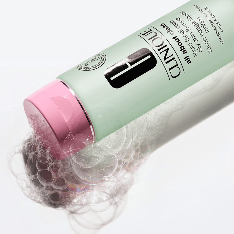 All About Clean™ Liquid Facial Soap Oily Skin Formula Jabón facial limpia suavemente y a profundidad