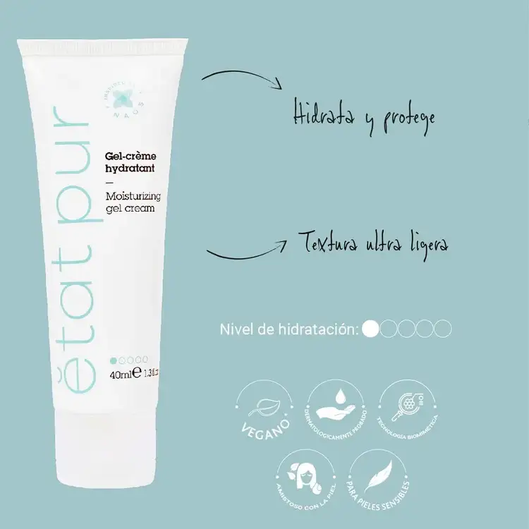Hidratantes Gel-crema hidratante para todo tipo de piel, especialmente mixta-grasa