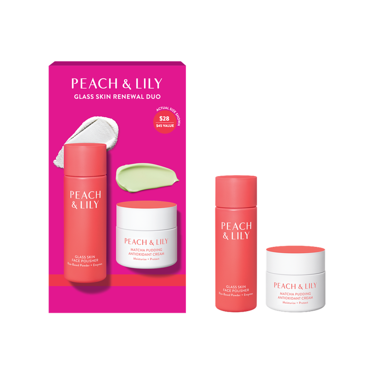 Glass Skin Renewal Dúo refinador tamaño viaje rutina revitalizante