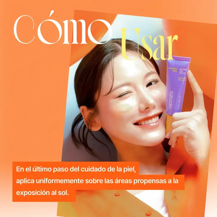 Double Vita Watery - Suero facial, protege contra rayos dañinos del sol