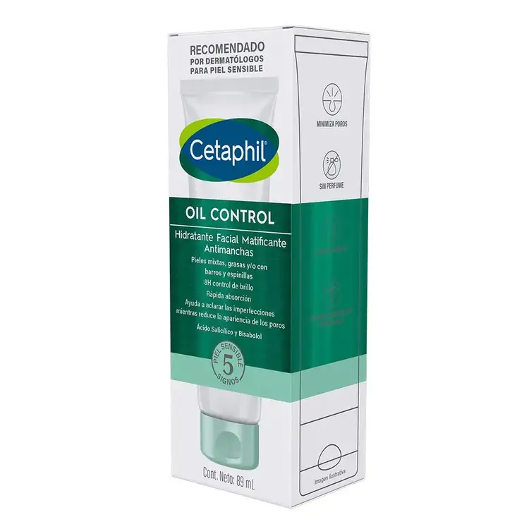 Oil Control Hidratante facial combate los brotes y reduce marcas e imperfecciones