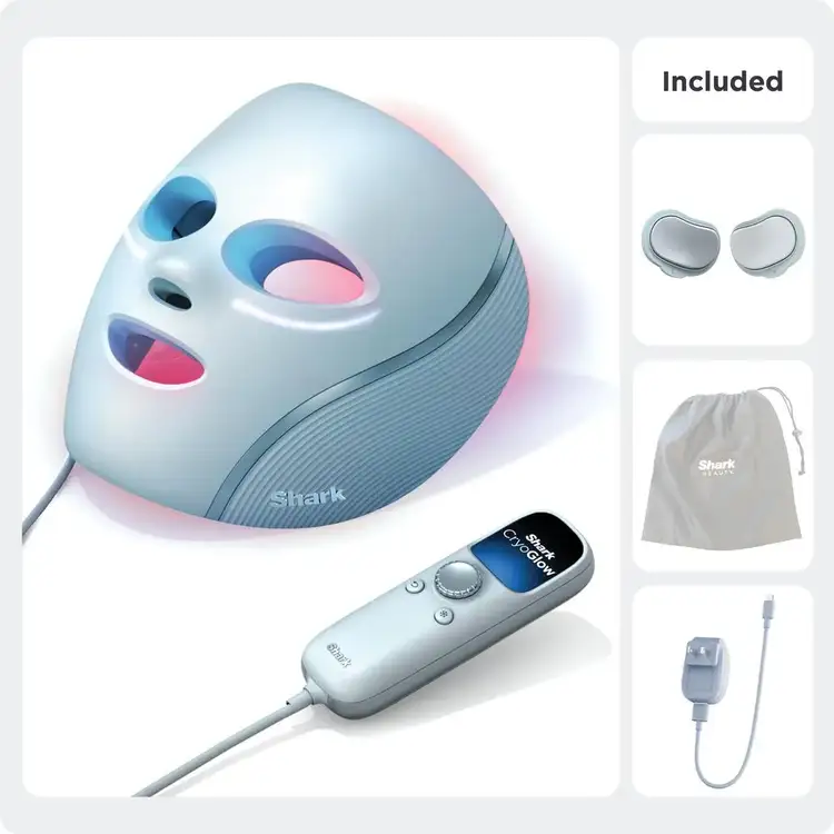 CryoGlow - Máscara facial LED, con tecnología refrescante