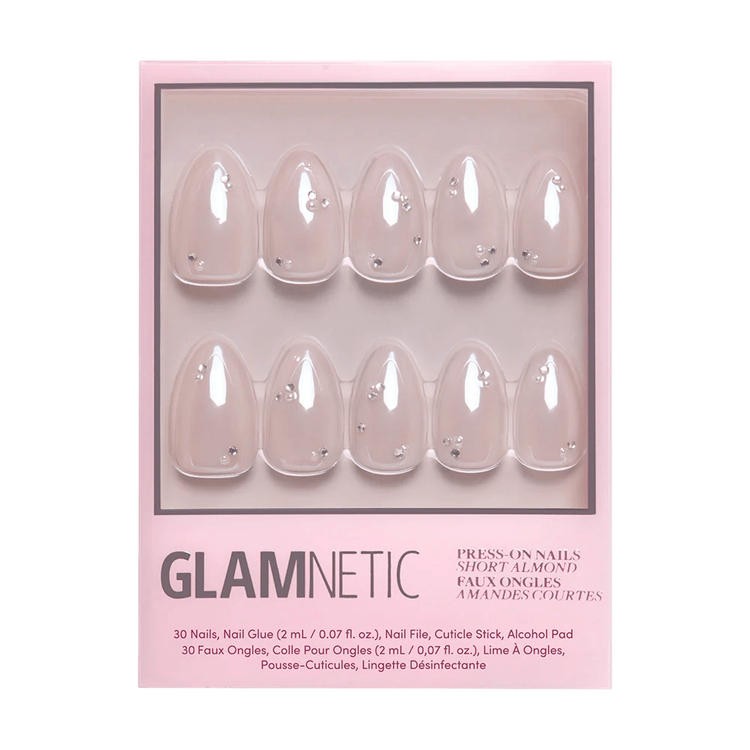 Uñas postizas adhesivas acabado suave y vidriado