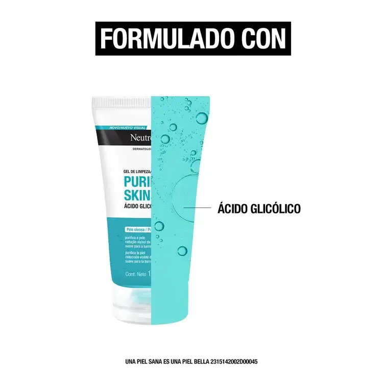 Purified Skin Gel limpiador limpieza a profundidad