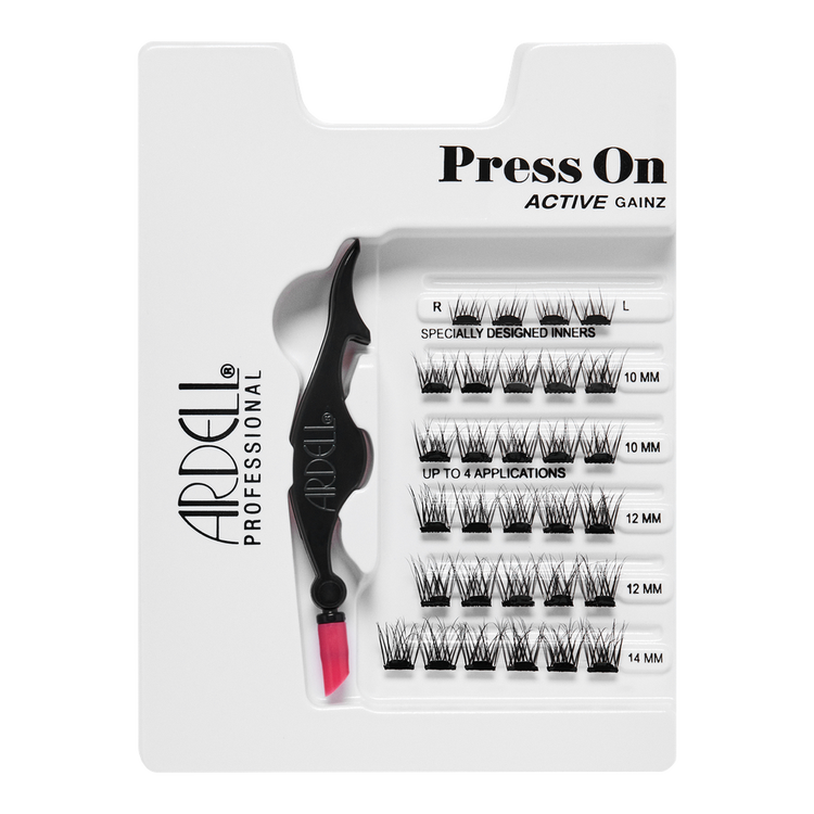Active Press On Pre-Glued Underlash Extensions Pestañas postizas pre-pegadas extensiones pre-pegadas para aplicación rápida.