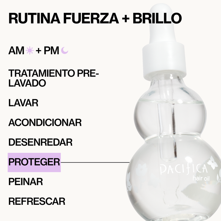 Jasmine Agave Strength + Shine - Aceite para cabello, combate el frizz