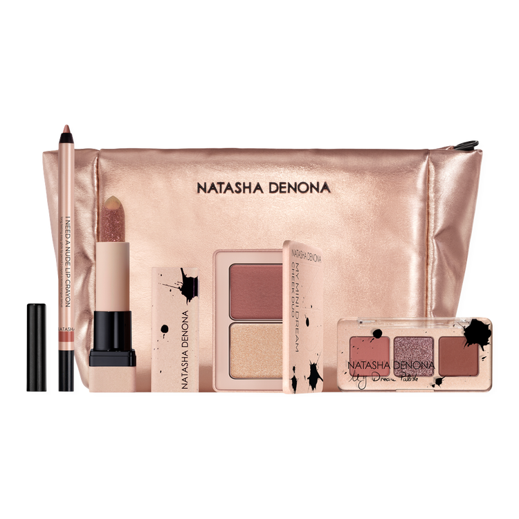 My Dream Pouch - Set de regalo, paleta de sombras + dúo de rubores + labial + lápiz labial