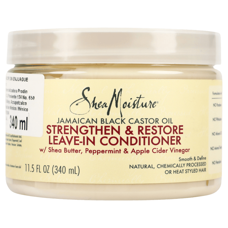 Jamaican Black Castor Leave in repara cabello dañado teñido o quemado