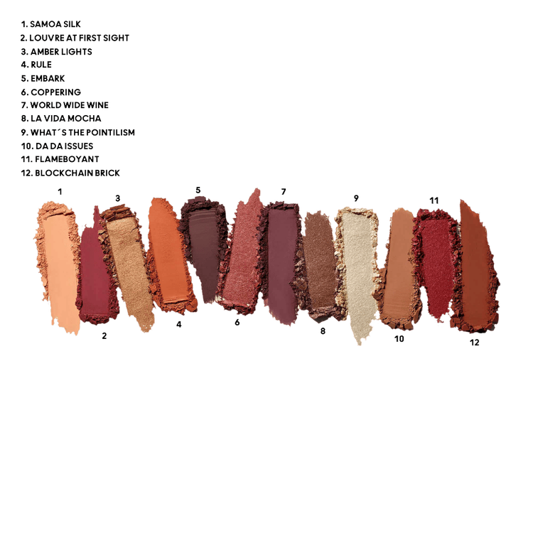 Connect In Colour Paleta de sombras pigmentos puros y aplicación uniforme