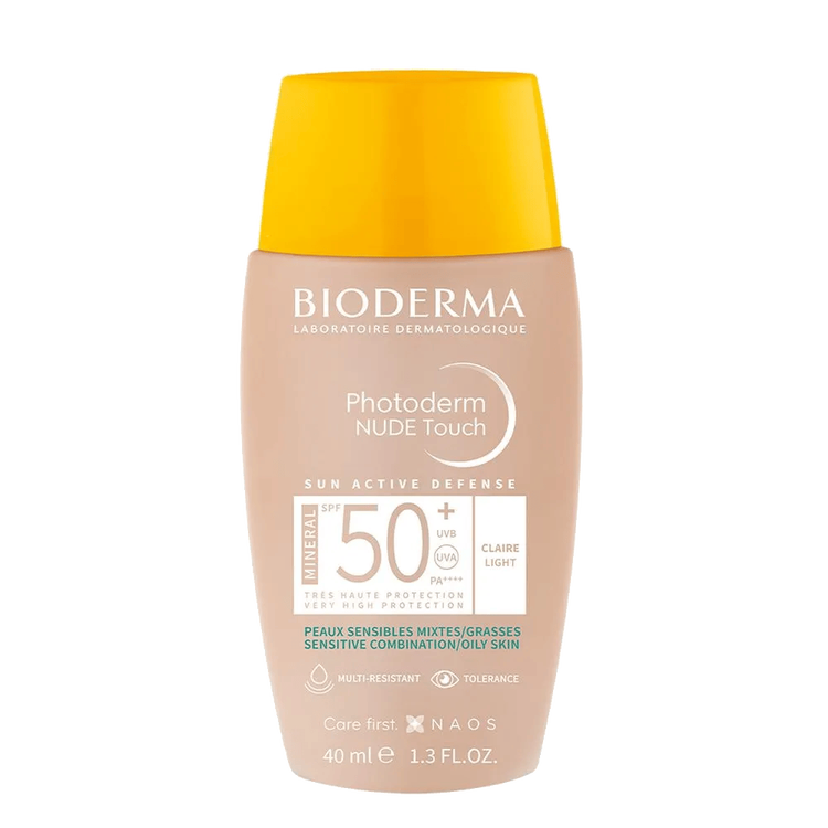 Photoderm Nude Touch - Protector solar, unifica el tono con efecto nude