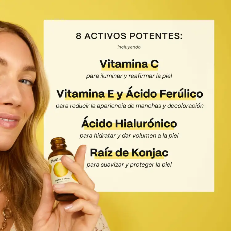 Vitamin C - Suero facial, ilumina e hidrata la piel