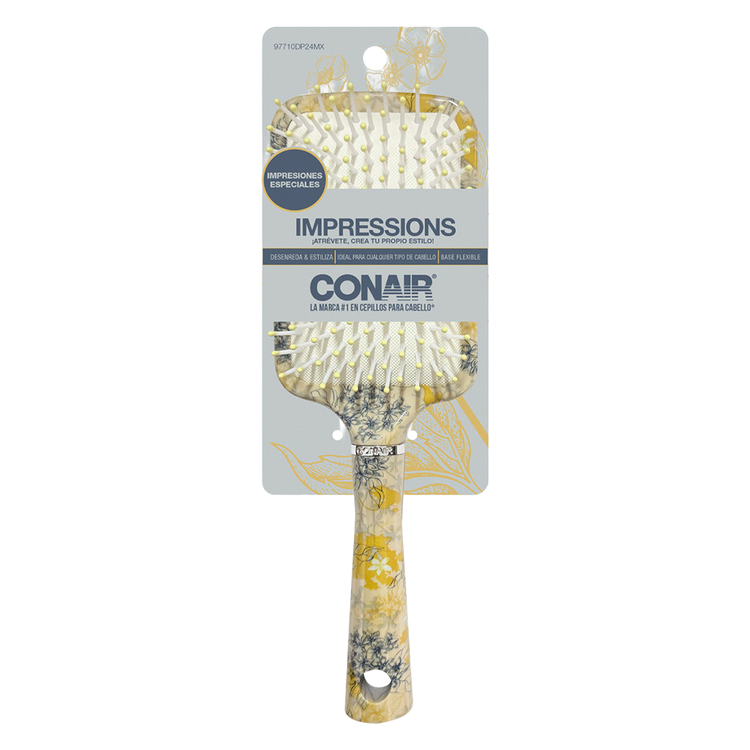 Conair Impressions - Cepillo de pala con diseño de flores