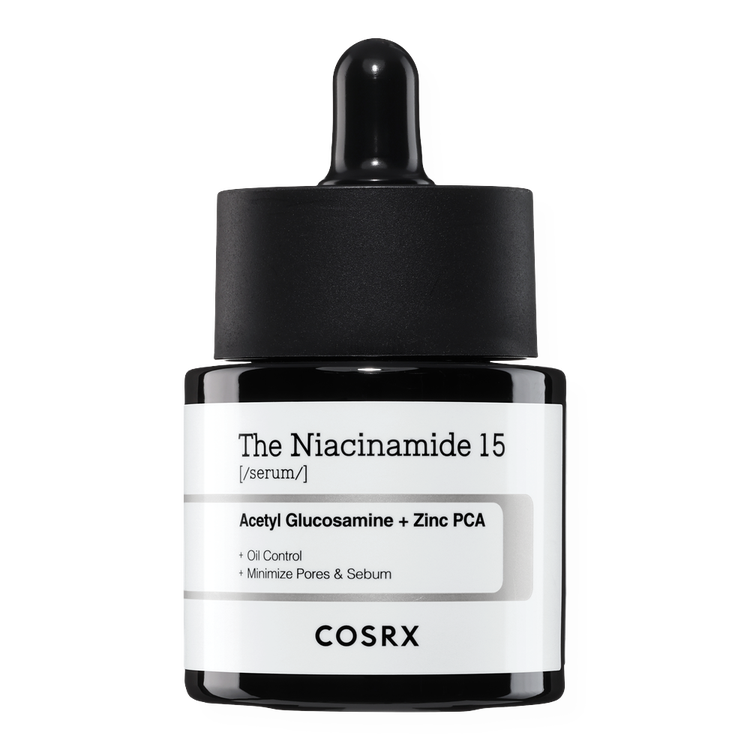 The Niacinamide 15 - Suero facial, con niacinamida + Acetyl Glucosamina + Zinc PCA, combate el acné