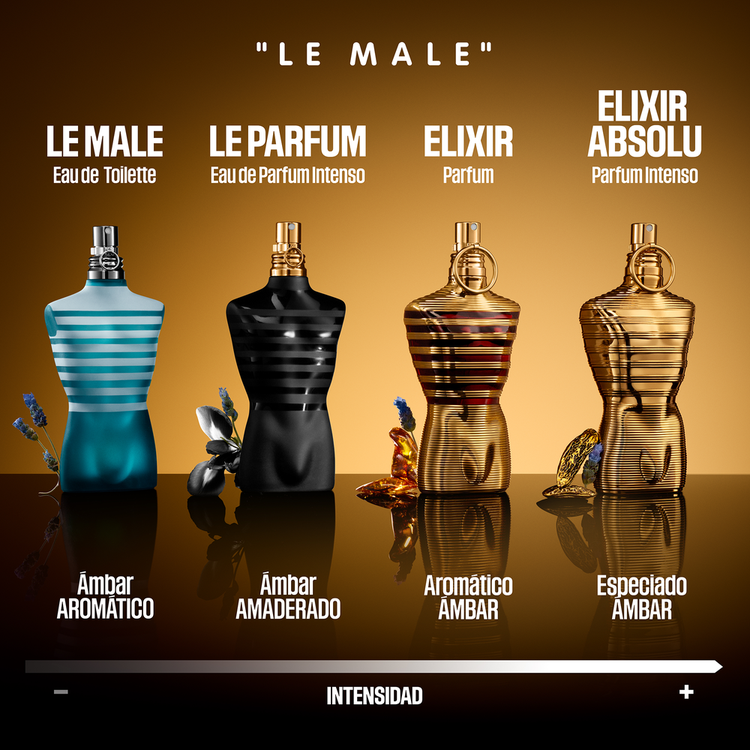 Le Male Le Parfum - Eau De Parfum, una elegancia dueña de una estela ámbar amaderada