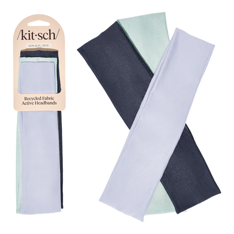 Recycled Fabric Stretchy Set de diademas mantiene el cabello recogido