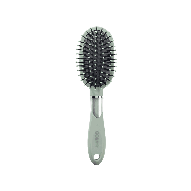 Velvet Touch - Mini cepillo ovalado, color verde