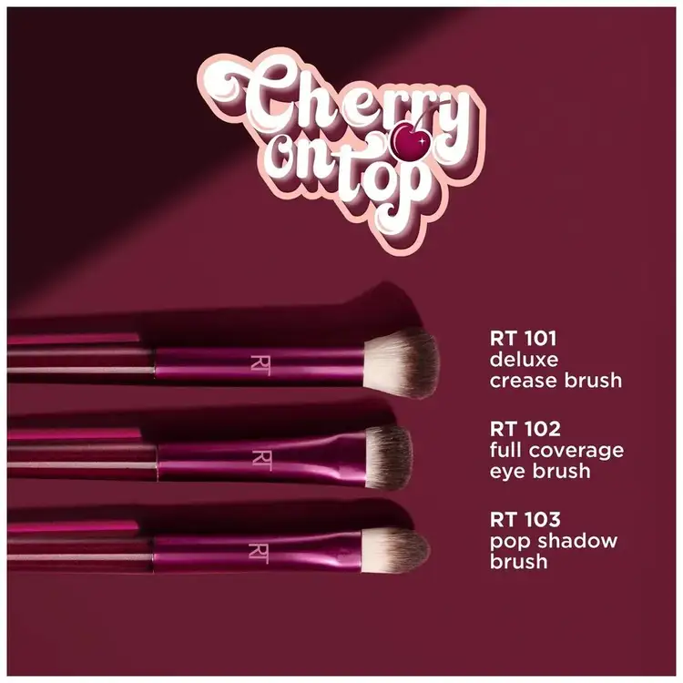 Cherry On Top - Mesmereyes Brush Trio Set de brochas para ojos