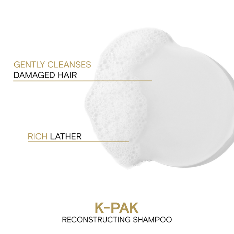 K-PAK Reconstructing Shampoo reconstruye y fortalece el cabello