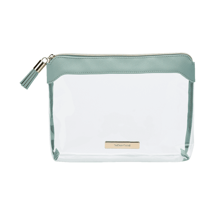 Tartan and tiwne - Bolso transparente color menta