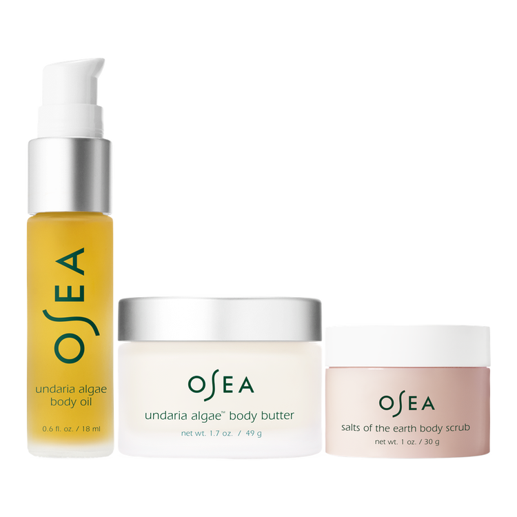 Glow All Over Body - Set de regalo, exfoliante + aceite + hidratante